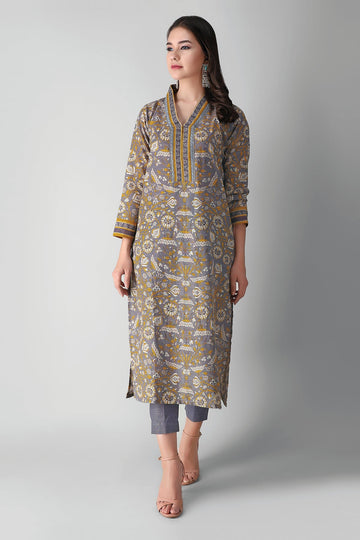 Jlk21405 Grey Khaadi Winter 2021